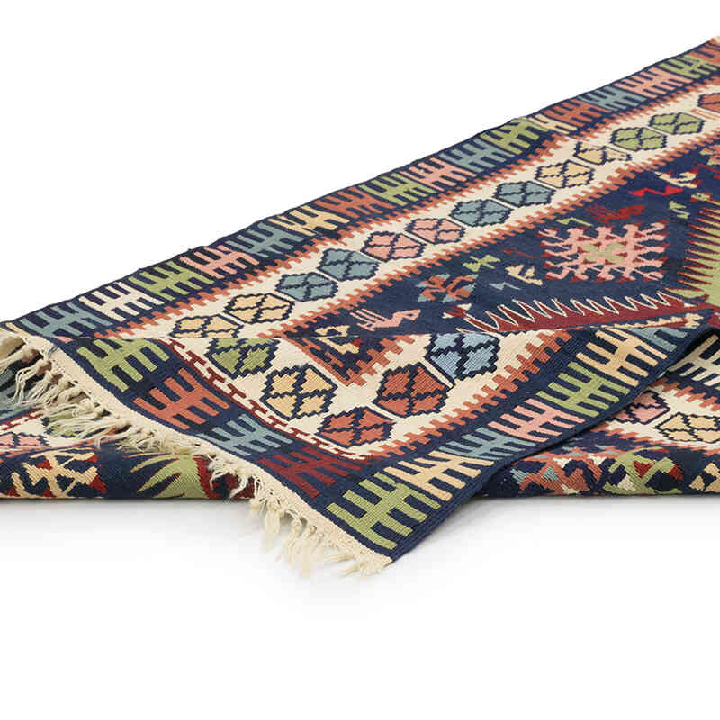 Yeni Kök Boya El Dokuma Kilim - 98 cm x 165 cm - K0080177