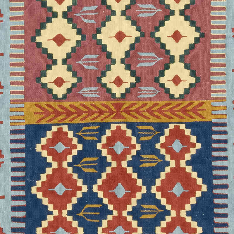 Yeni Kök Boya El Dokuma Kilim - 110 cm x 164 cm - K0080178