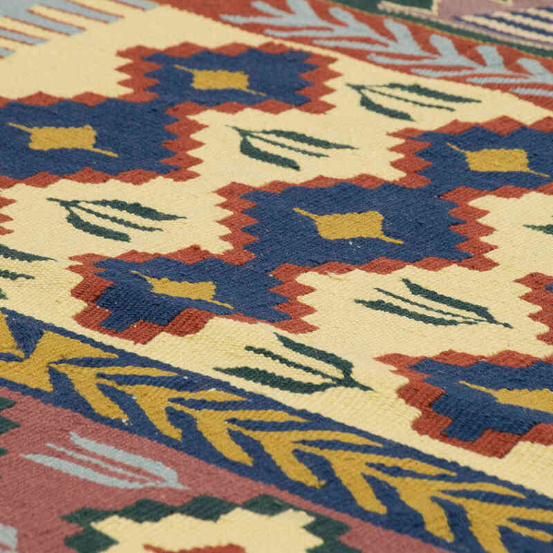 Yeni Kök Boya El Dokuma Kilim - 110 cm x 164 cm - K0080178