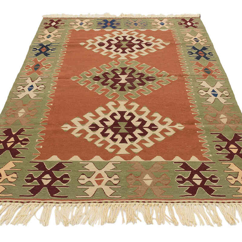 Yeni Kök Boya El Dokuma Kilim - 118 cm x 181 cm - K0080179