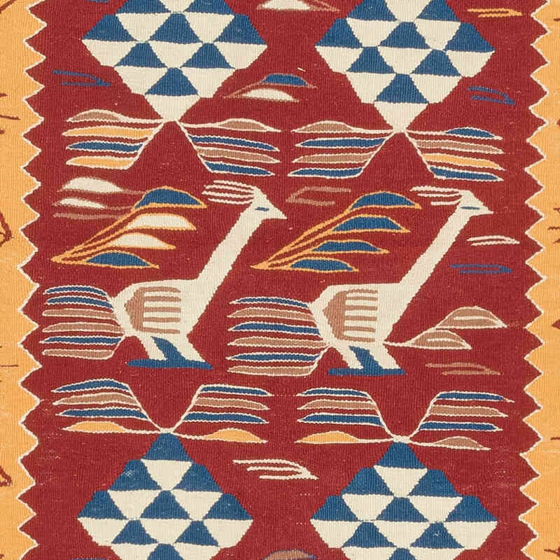 Yeni Kök Boya El Dokuma Kilim - 111 cm x 162 cm - K0080180