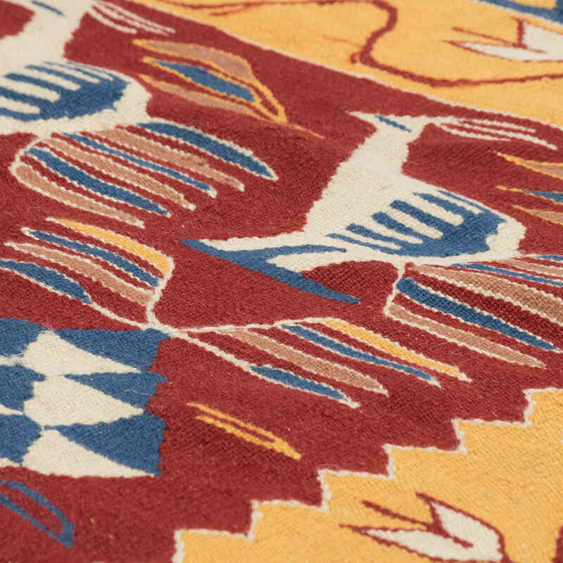 Yeni Kök Boya El Dokuma Kilim - 111 cm x 162 cm - K0080180