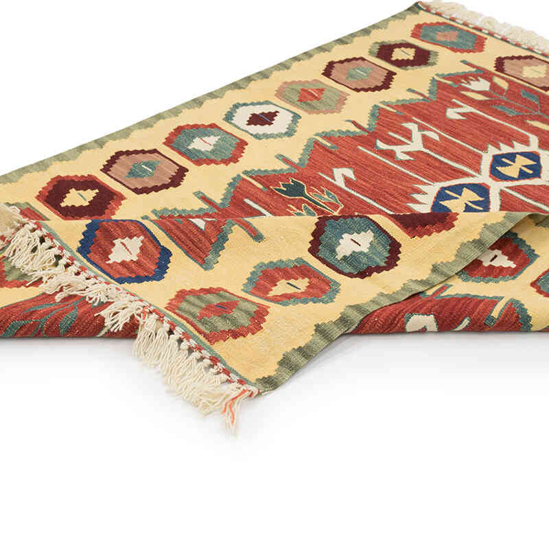 Nueva Alfombra Turca Kilim - 114 cm x 154 cm - K0080181