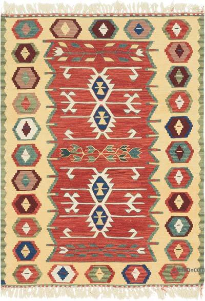 Yeni Kök Boya El Dokuma Kilim - 114 cm x 154 cm