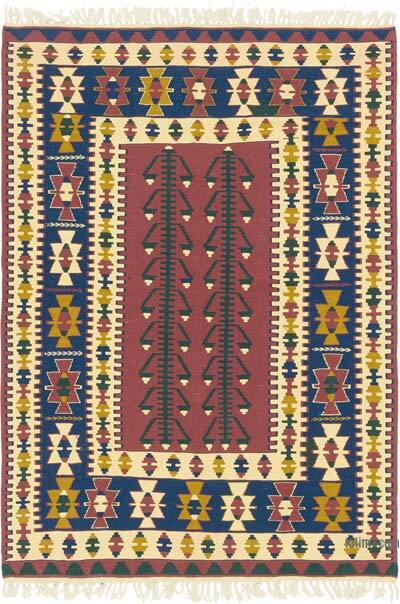 Yeni Kök Boya El Dokuma Kilim - 122 cm x 172 cm