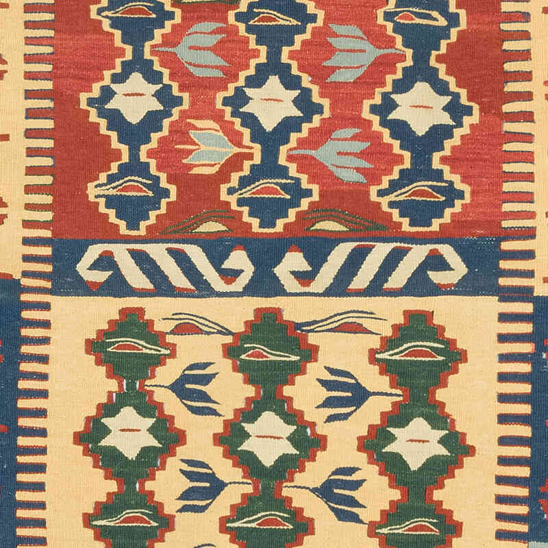 Yeni Kök Boya El Dokuma Kilim - 112 cm x 166 cm - K0080184