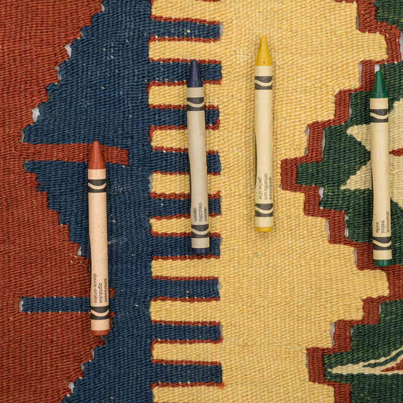 Yeni Kök Boya El Dokuma Kilim - 112 cm x 166 cm - K0080184