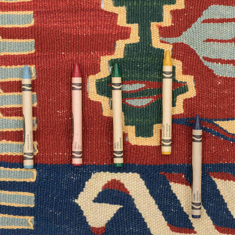 Nueva Alfombra Turca Kilim - 113 cm x 167 cm - K0080187