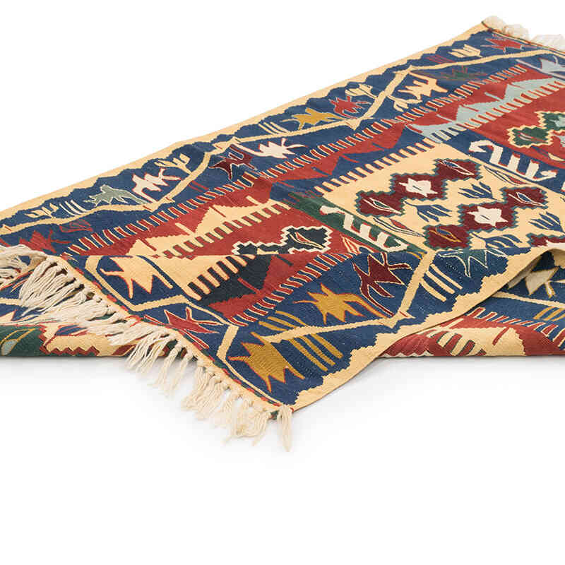 Nueva Alfombra Turca Kilim - 113 cm x 167 cm - K0080187