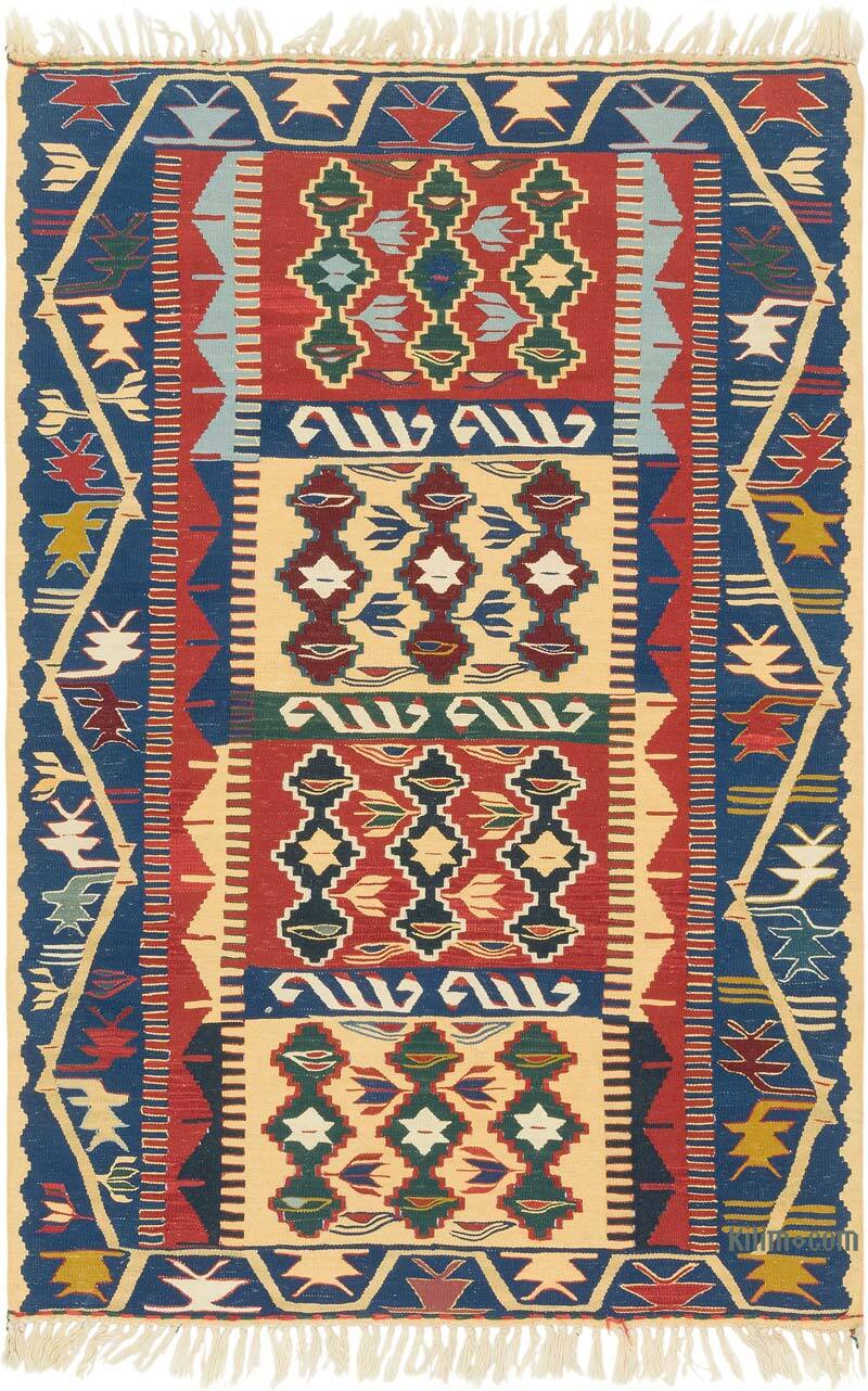 Nueva Alfombra Turca Kilim - 113 cm x 167 cm - K0080187