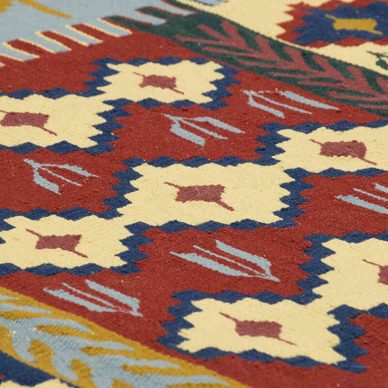 Yeni Kök Boya El Dokuma Kilim - 111 cm x 164 cm - K0080188