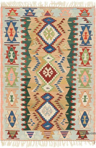 Yeni Kök Boya El Dokuma Kilim - 110 cm x 158 cm