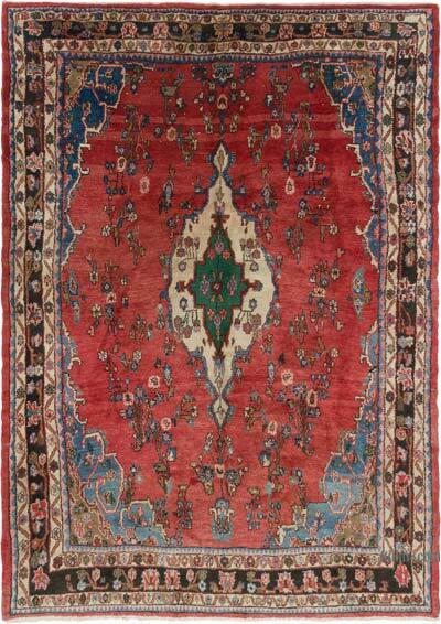 Vintage Hand-Knotted Oriental Rug - 8' 4" x 11' 4" (100" x 136")