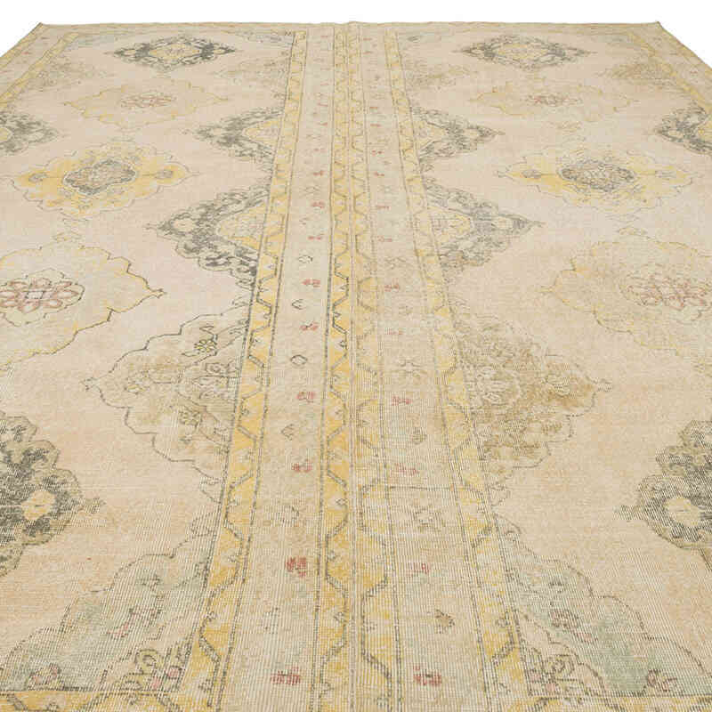 Vintage Turkish Hand-Knotted Rug - 9' 7" x 13' 3" (115" x 159") - K0080197