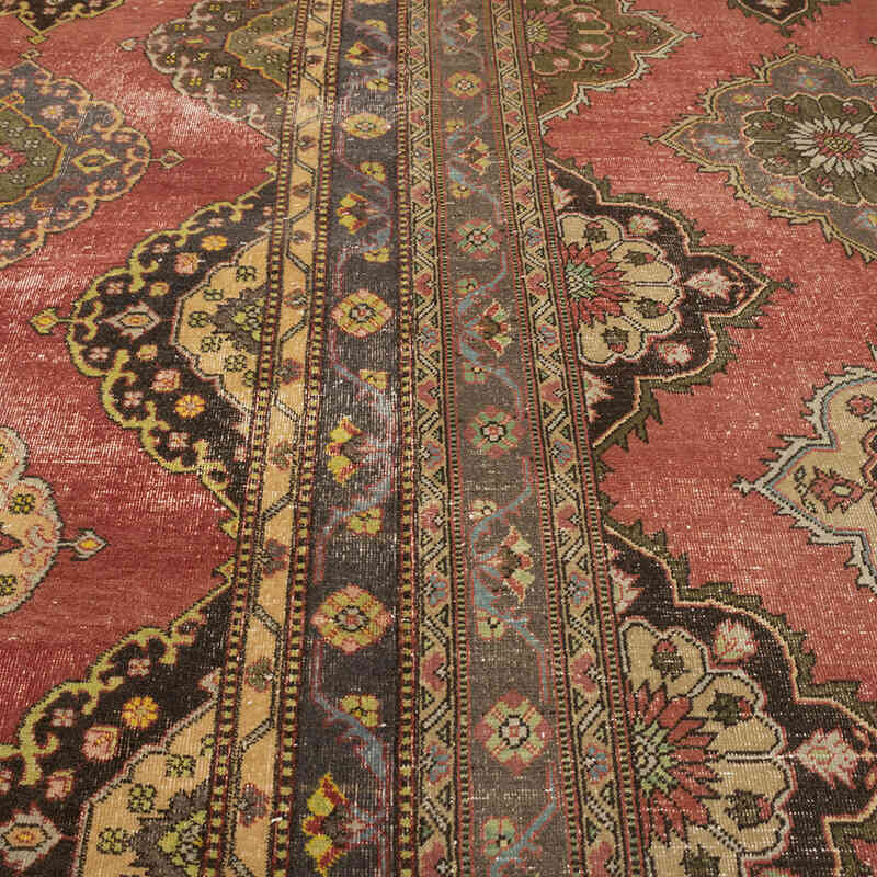 Alfombra Vintage Turca Anudada a Mano - 280 cm x 396 cm - K0080202