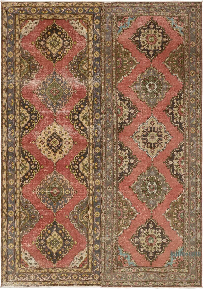 Alfombra Vintage Turca Anudada a Mano - 280 cm x 396 cm - K0080202