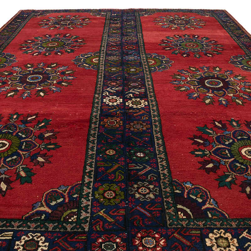Vintage Turkish Hand-Knotted Rug - 8' 11" x 13'  (107" x 156") - K0080203