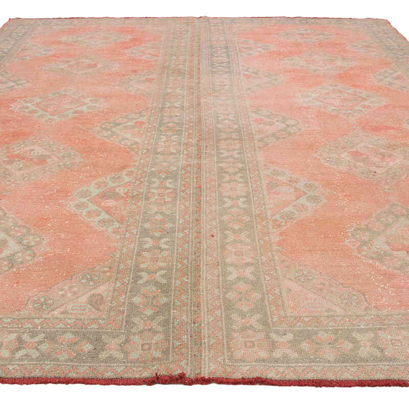 Vintage Turkish Hand-Knotted Rug - 9' 3" x 11' 2" (111" x 134") - K0080205