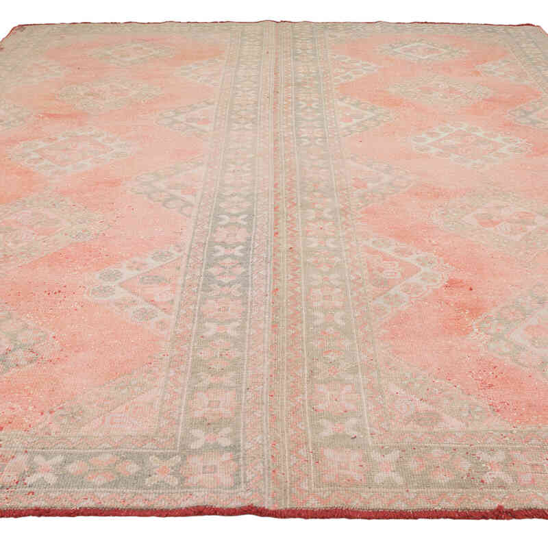 Vintage Turkish Hand-Knotted Rug - 9' 3" x 11' 2" (111" x 134") - K0080205