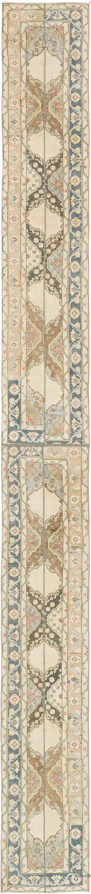 Vintage Turkish Runner Rug - 2' 5" x 24' 6" (29" x 294")