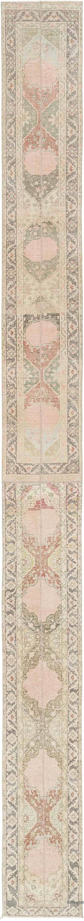 Alfombra Turca Vintage de pasillo - 66 cm x 770 cm