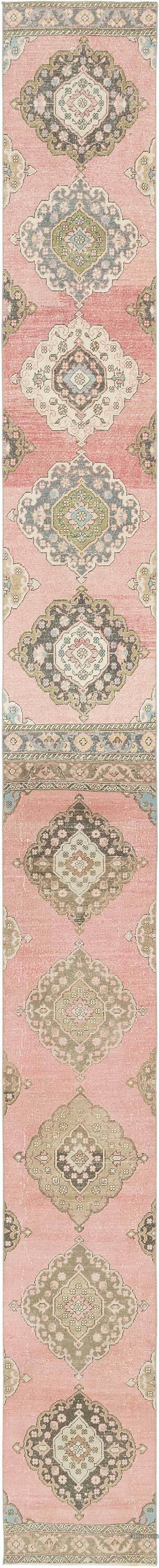 Alfombra Turca Vintage de pasillo - 75 cm x 765 cm