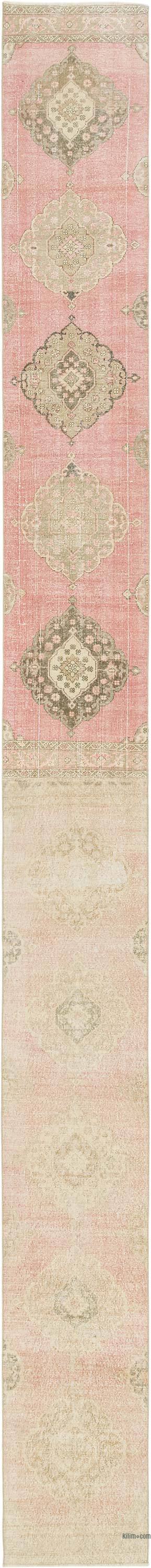 Vintage Turkish Runner Rug - 2' 4" x 25' 2" (28" x 302")