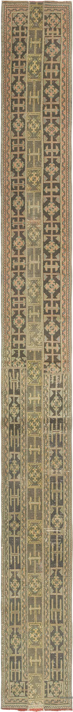 Vintage Turkish Runner Rug - 2' 2" x 21' 7" (26" x 259")