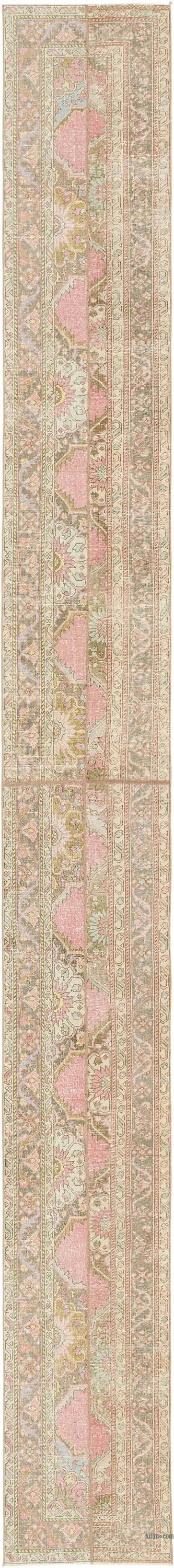 Vintage Turkish Runner Rug - 2' 4" x 21' 9" (28" x 261")