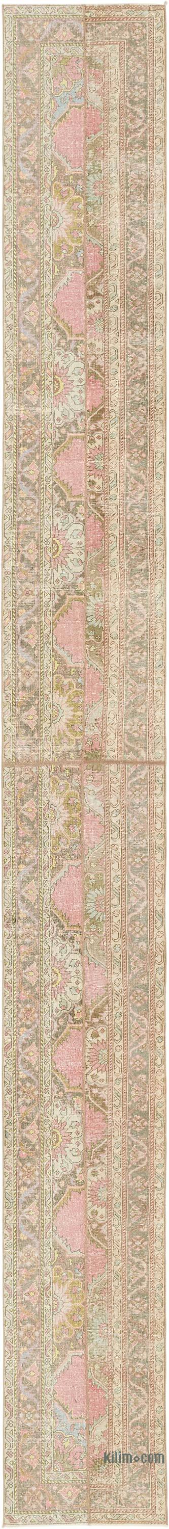 Vintage Turkish Runner Rug - 2' 4" x 21' 9" (28" x 261") - K0080244