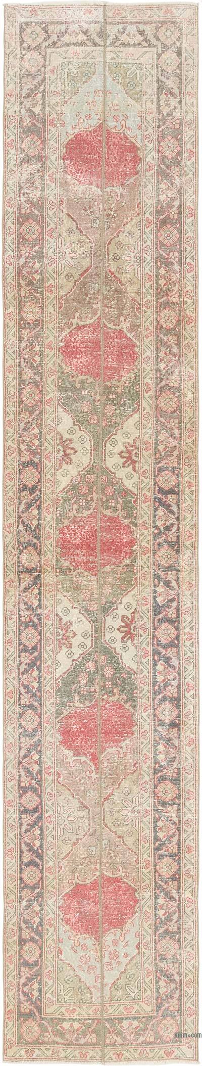 Vintage Anadolu Yolluk - 74 cm x 407 cm