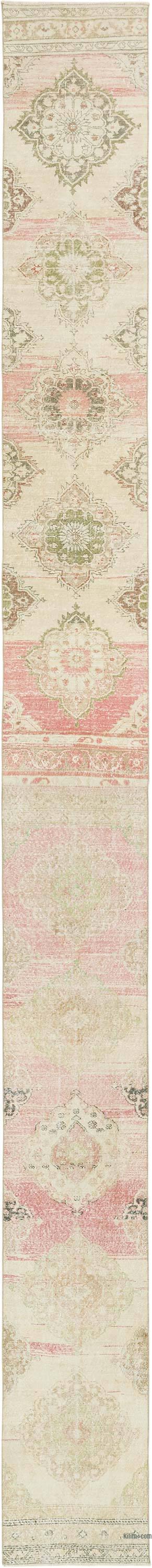Vintage Turkish Runner Rug - 2' 4" x 25' 2" (28" x 302")