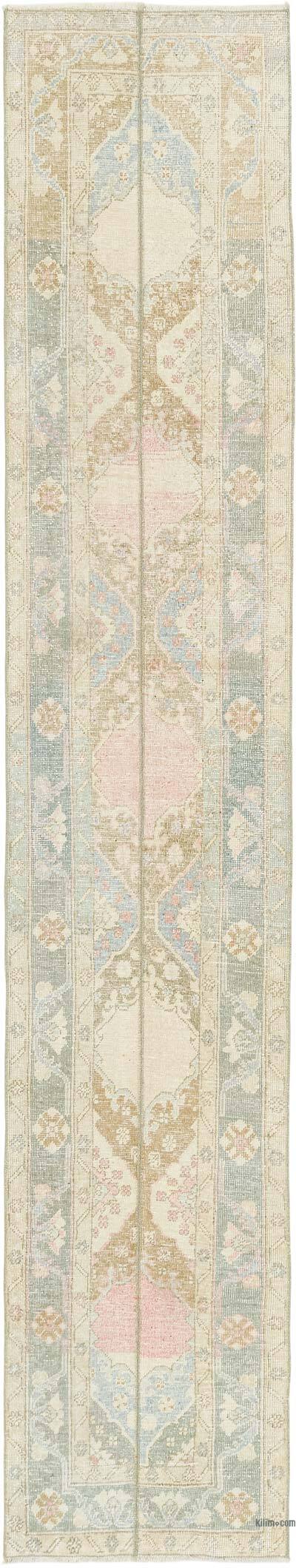 Vintage Turkish Runner Rug - 2' 3" x 12'  (27" x 144")
