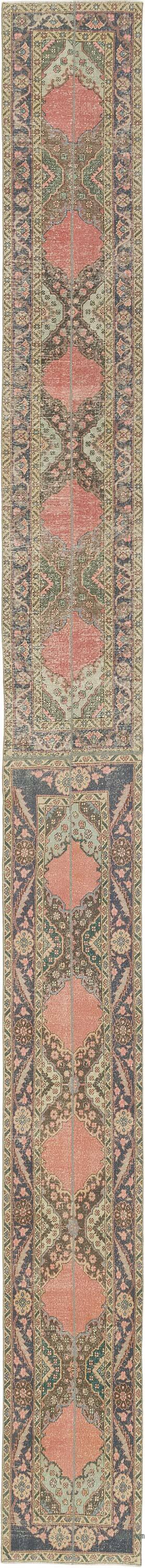 Alfombra Turca Vintage de pasillo - 71 cm x 782 cm