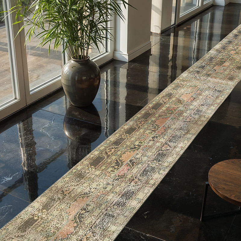 Alfombra Turca Vintage de pasillo - 70 cm x 780 cm - K0080263