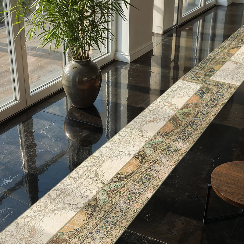 Alfombra Turca Vintage de pasillo - 66 cm x 746 cm - K0080266