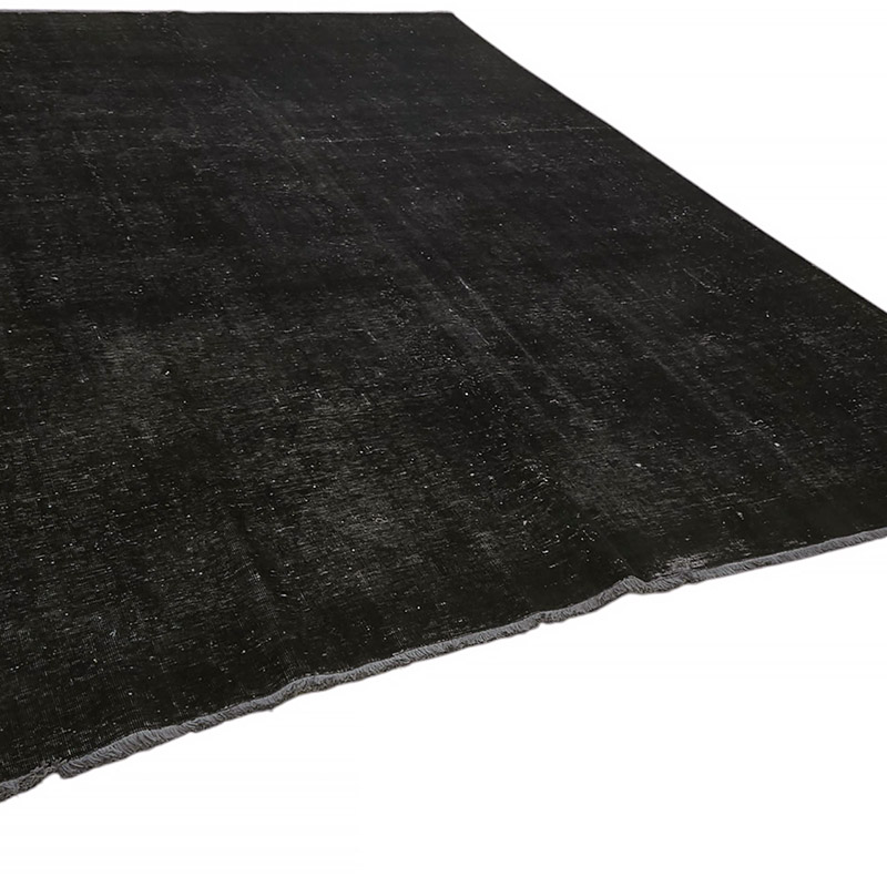 Overdyed Vintage Hand-knotted Oriental Rug - 9' 3" x 12' 10" (111" x 154") - K0080286