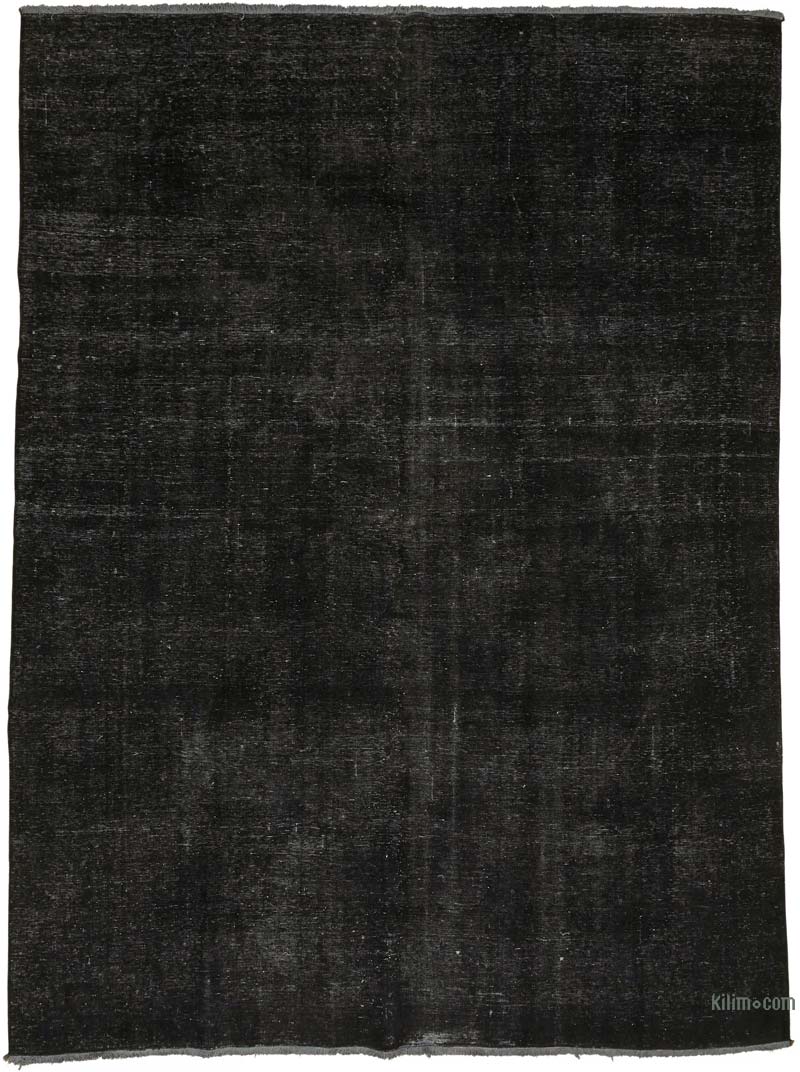 Overdyed Vintage Hand-knotted Oriental Rug - 9' 3" x 12' 10" (111" x 154") - K0080286