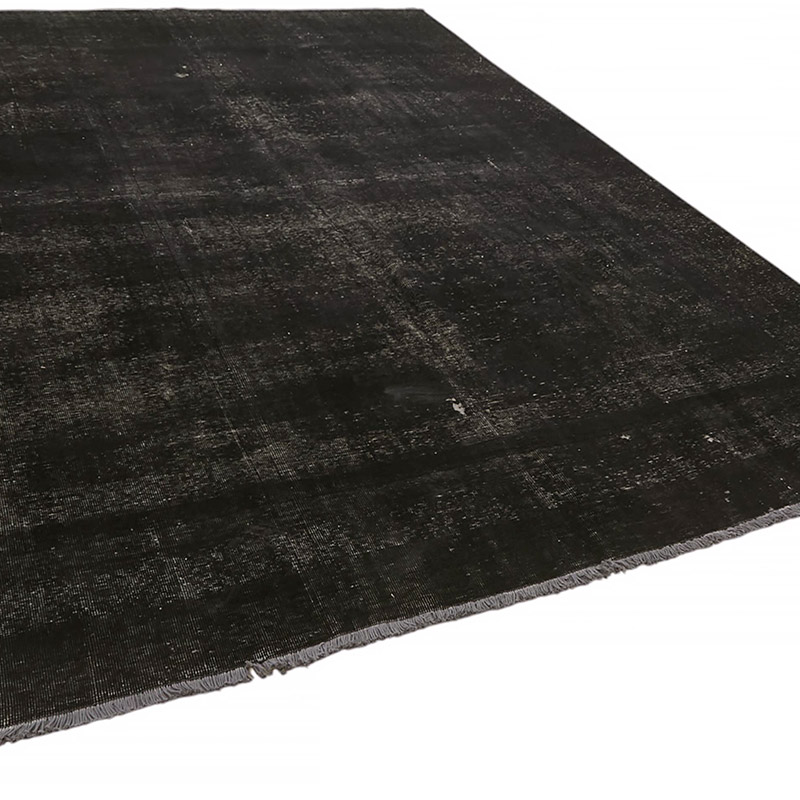 Overdyed Vintage Hand-knotted Oriental Rug - 9' 2" x 12' 6" (110" x 150") - K0080287