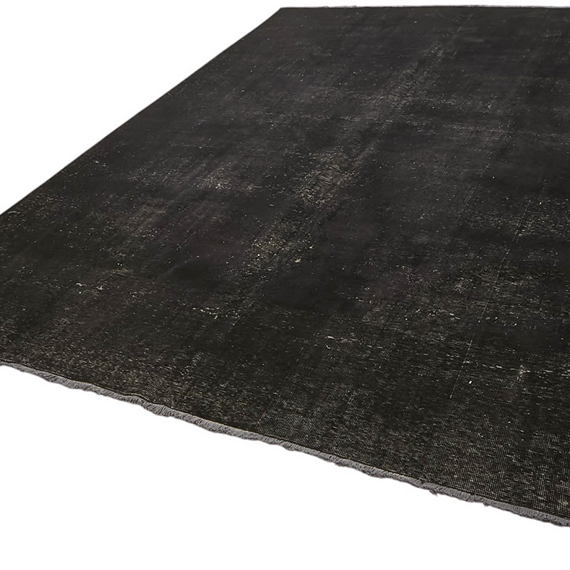 Overdyed Vintage Hand-knotted Oriental Rug - 9' 2" x 12' 6" (110" x 150") - K0080287