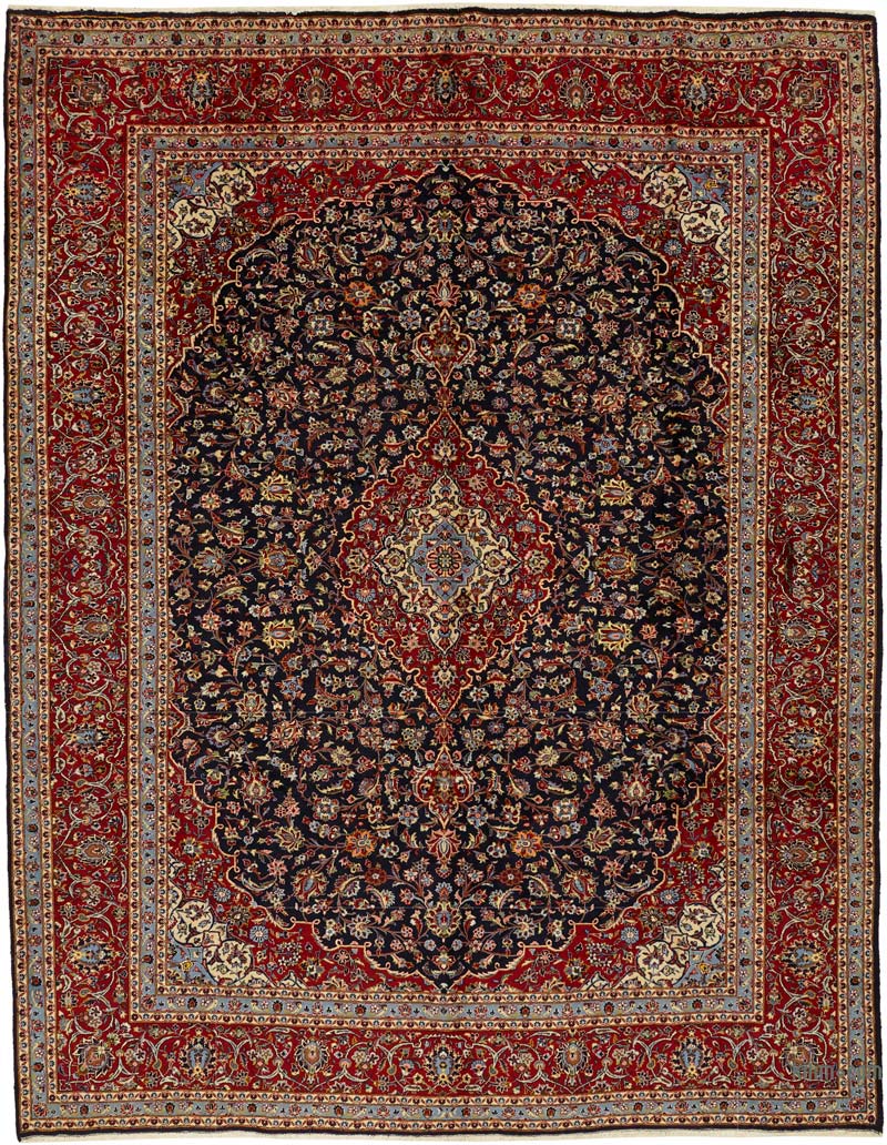 Vintage Hand-Knotted Oriental Rug - 9' 10" x 12' 7" (118" x 151") - K0080291