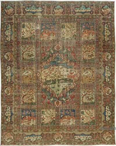El Dokuma Vintage Hali - 300 cm x 381 cm