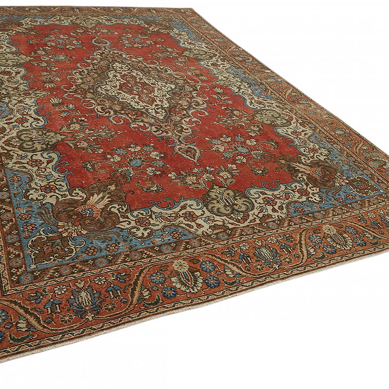 Alfombra Oriental Vintage Anudada a Mano - 254 cm x 382 cm - K0080298