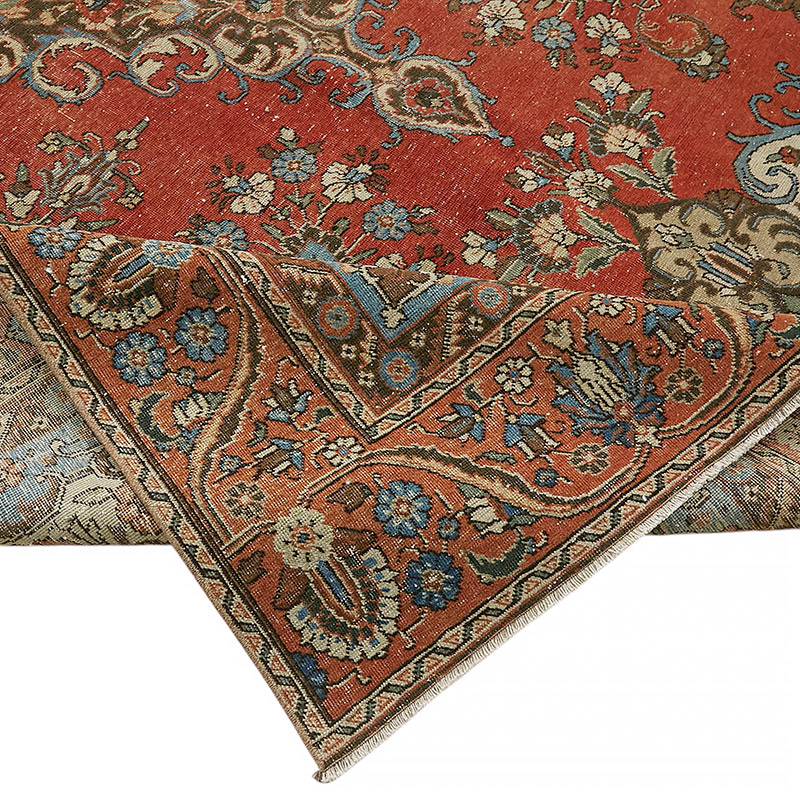 Alfombra Oriental Vintage Anudada a Mano - 254 cm x 382 cm - K0080298