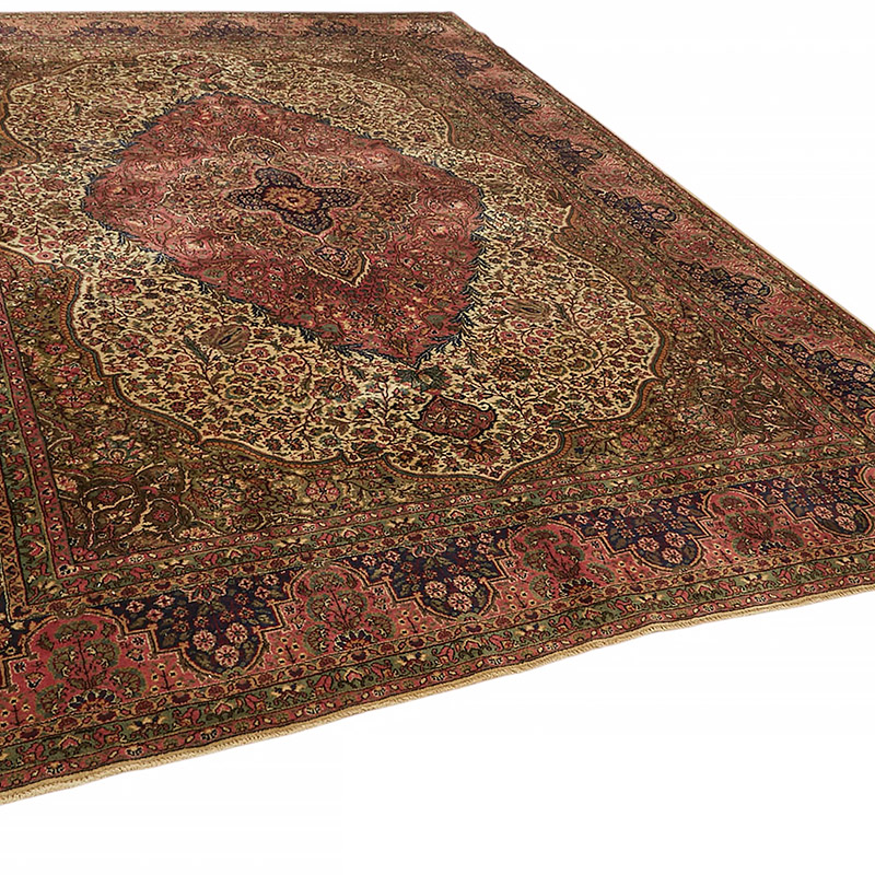 Vintage Hand-Knotted Oriental Rug - 9'  x 12' 3" (108" x 147") - K0080305