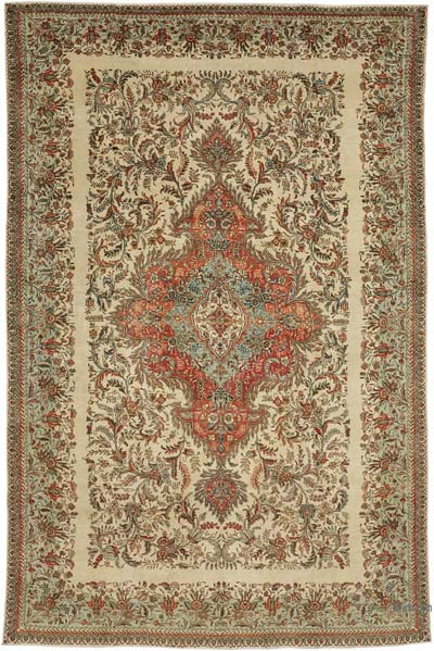 Vintage Hand-Knotted Oriental Rug - 10'  x 15' 10" (120" x 190")