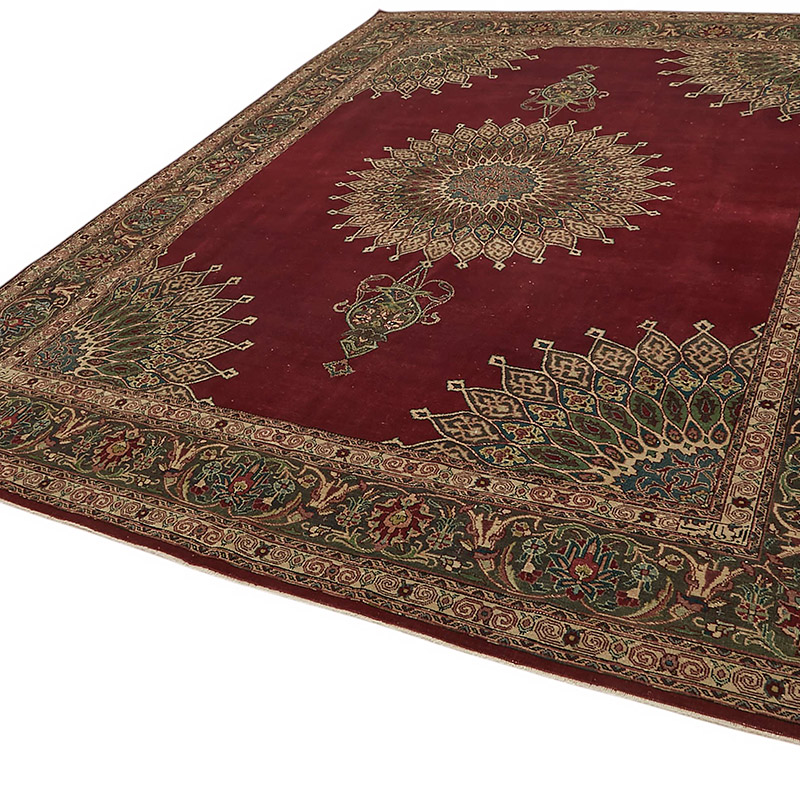 Vintage Hand-Knotted Oriental Rug - 9' 6" x 12'  (114" x 144") - K0080312