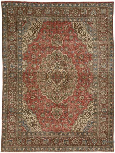 Vintage Hand-Knotted Oriental Rug - 8'  x 10' 10" (96" x 130")