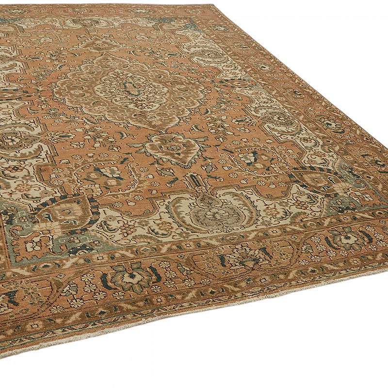 Vintage Hand-Knotted Oriental Rug - 8' 1" x 11' 7" (97" x 139") - K0080315