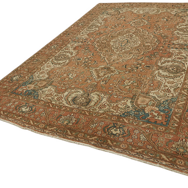Vintage Hand-Knotted Oriental Rug - 8' 1" x 11' 7" (97" x 139") - K0080315